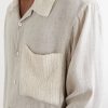 Crochet-Trimmed Ramie and Cotton-Blend Shirt - CU Crochet-Trimmed Ramie and Cotton-Blend Shirt - CU