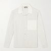 Crochet-Trimmed Ramie and Cotton-Blend Shirt Crochet-Trimmed Ramie and Cotton-Blend Shirt