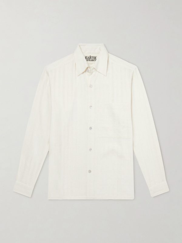 Pataudi Striped Silk Shirt