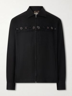 Embroidered Linen Jacket Embroidered Linen Jacket