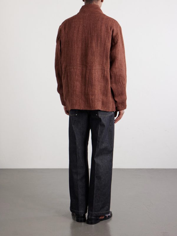 Ranthambore Embellished Linen Jacket - BK Ranthambore Embellished Linen Jacket - BK