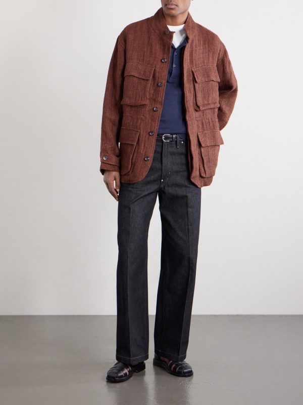 Ranthambore Embellished Linen Jacket - OU Ranthambore Embellished Linen Jacket - OU