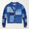 Patchwork Cable-Knit Wool Cardigan Patchwork Cable-Knit Wool Cardigan