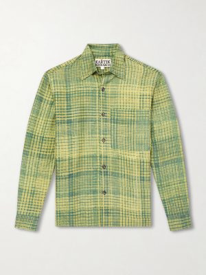 Pataudi Checked Silk Shirt