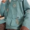 Safari Embroidered Cotton Jacket - CU Safari Embroidered Cotton Jacket - CU