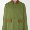 Jodhpur Embroidered Suede-Trimmed Cotton Jacket Jodhpur Embroidered Suede-Trimmed Cotton Jacket