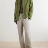 Jodhpur Embroidered Suede-Trimmed Cotton Jacket - OU Jodhpur Embroidered Suede-Trimmed Cotton Jacket - OU