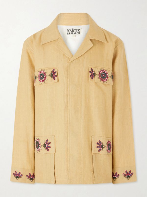 Jaisalmer Embroidered Linen Jacket