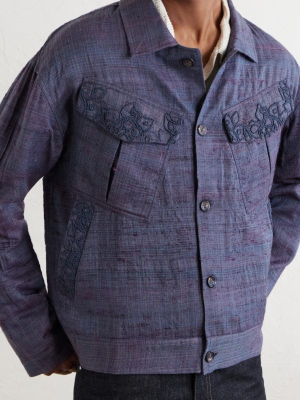 Gul Embroidered Wool and Silk-Blend Jacket - CU Gul Embroidered Wool and Silk-Blend Jacket - CU