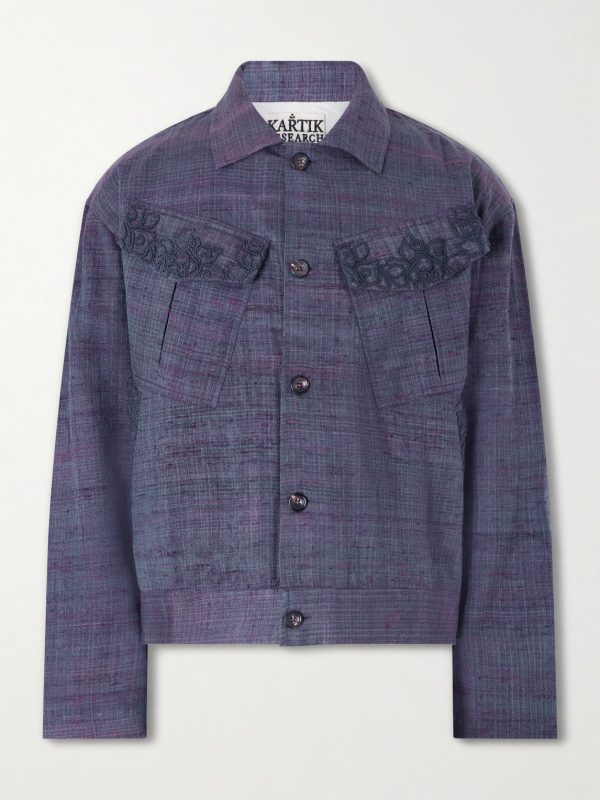 Gul Embroidered Wool and Silk-Blend Jacket Gul Embroidered Wool and Silk-Blend Jacket