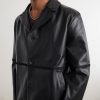 Embroidered Leather Jacket - CU