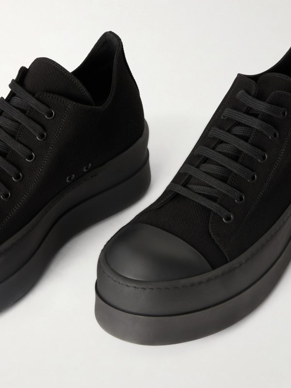 Mega Bumper Low Rubber-Trimmed Denim Sneakers - CU Mega Bumper Low Rubber-Trimmed Denim Sneakers - CU