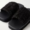 Frayed Denim Slides - CU Frayed Denim Slides - CU