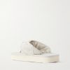 Frayed Denim Sandals - BK Frayed Denim Sandals - BK