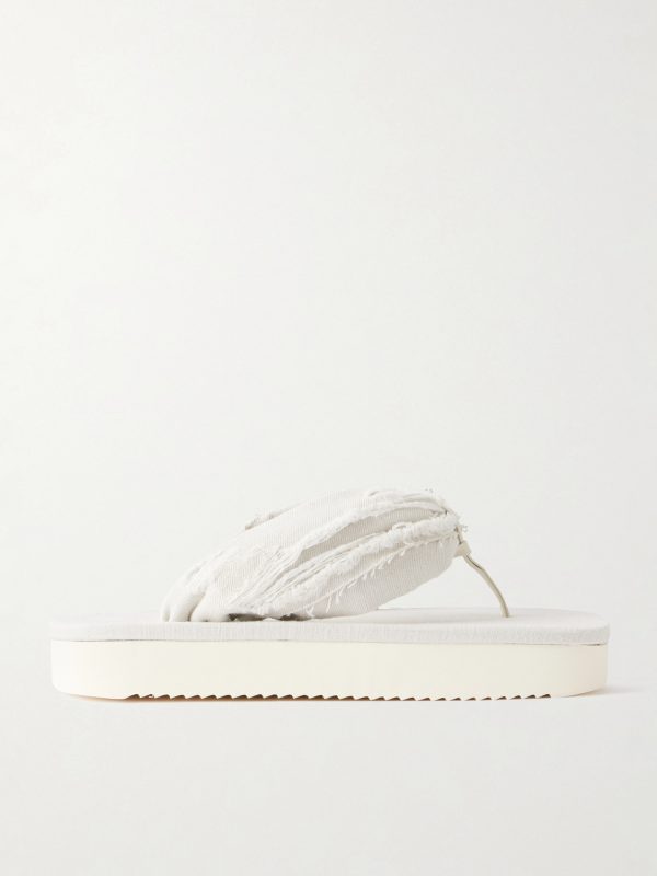 Frayed Denim Sandals Frayed Denim Sandals