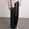 Frayed Denim High-Top Sneakers - OU