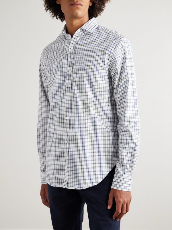 Checked Cotton Shirt - FR Checked Cotton Shirt - FR