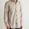 Cutaway-Collar Wool and Cashmere-Blend Shirt - FR Cutaway-Collar Wool and Cashmere-Blend Shirt - FR