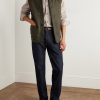 Cutaway-Collar Wool and Cashmere-Blend Shirt - OU Cutaway-Collar Wool and Cashmere-Blend Shirt - OU
