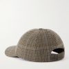 Tom Checked Wool Cap - BK Tom Checked Wool Cap - BK