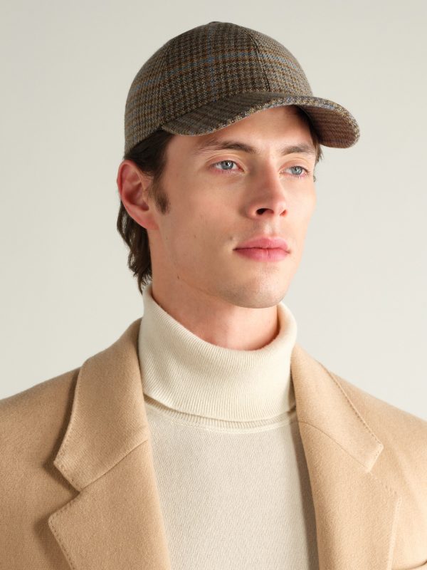Tom Checked Wool Cap - OU Tom Checked Wool Cap - OU