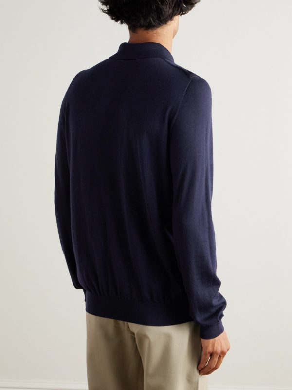 Wool Polo Shirt - BK