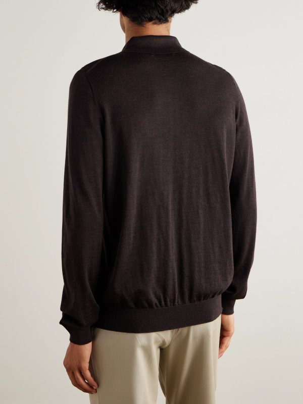 Wool Polo Shirt - BK Wool Polo Shirt - BK