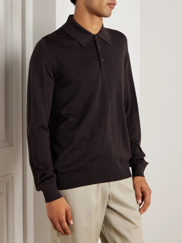 Wool Polo Shirt - FR Wool Polo Shirt - FR