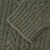 Burlington Cable-Knit Wool and Cashmere Zip-Up Cardigan - E1 Burlington Cable-Knit Wool and Cashmere Zip-Up Cardigan - E1