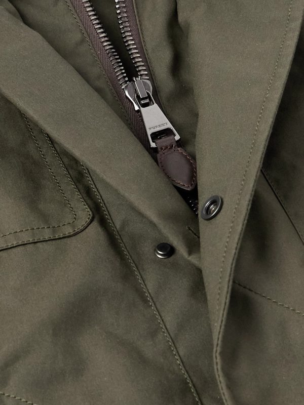 Pembroke Corduory-Trimmed Cotton-Canvas Coat - CU Pembroke Corduory-Trimmed Cotton-Canvas Coat - CU