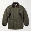 Pembroke Corduory-Trimmed Cotton-Canvas Coat Pembroke Corduory-Trimmed Cotton-Canvas Coat