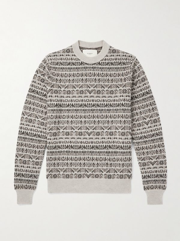 Vigo Slim-Fit Fair Isle Wool Sweater Vigo Slim-Fit Fair Isle Wool Sweater