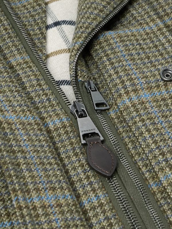 Tom Checked Wool-Tweed Coat - CU Tom Checked Wool-Tweed Coat - CU