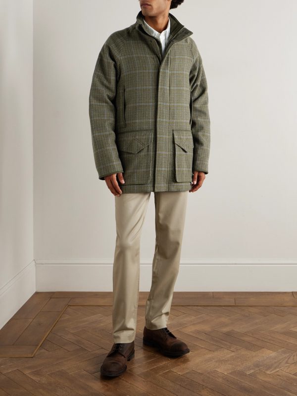Tom Checked Wool-Tweed Coat - OU Tom Checked Wool-Tweed Coat - OU