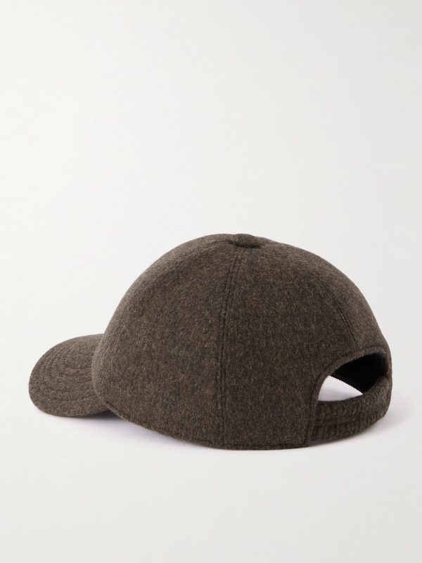 Merino Wool Baseball Cap - BK Merino Wool Baseball Cap - BK