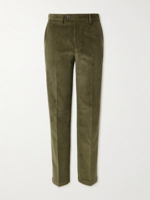 Straight-Leg Cotton-Corduroy Trousers Straight-Leg Cotton-Corduroy Trousers