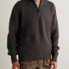 Clifford Ribbed Wool and Cashmere-Blend Half-Zip Sweater - FR Clifford Ribbed Wool and Cashmere-Blend Half-Zip Sweater - FR