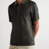 Merino Wool and Lyocell-Blend Piqué Polo Shirt - FR