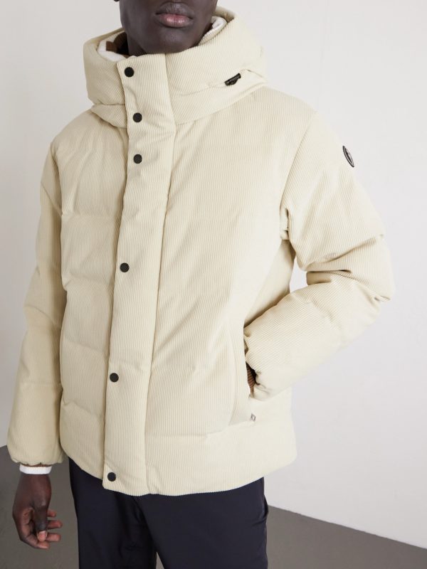 Atila Padded Corduroy Down Hooded Ski Jacket - FR Atila Padded Corduroy Down Hooded Ski Jacket - FR