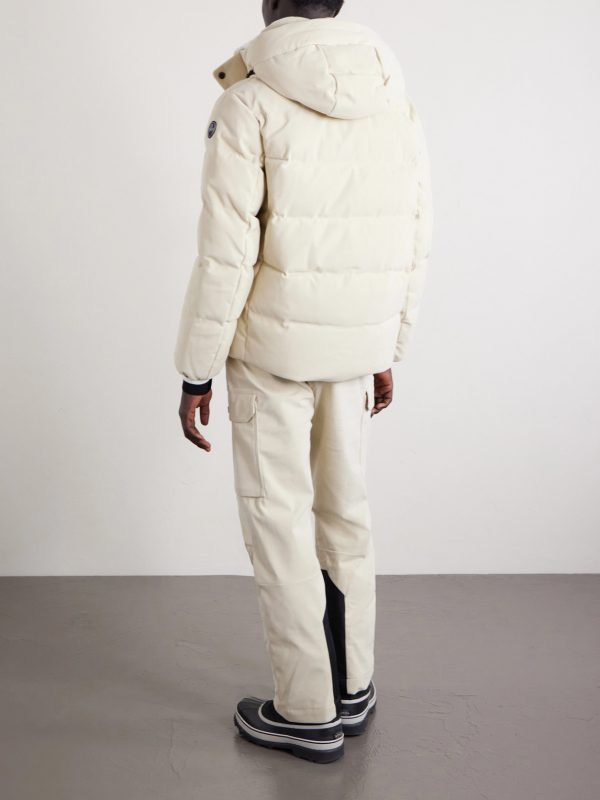 Straight-Leg Shell-Trimmed Corduroy Ski Pants - BK