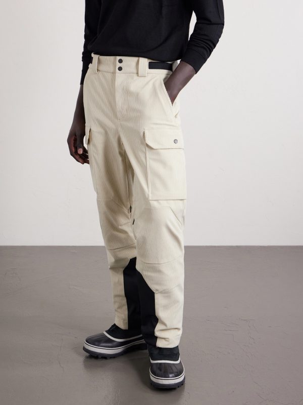 Straight-Leg Shell-Trimmed Corduroy Ski Pants - FR