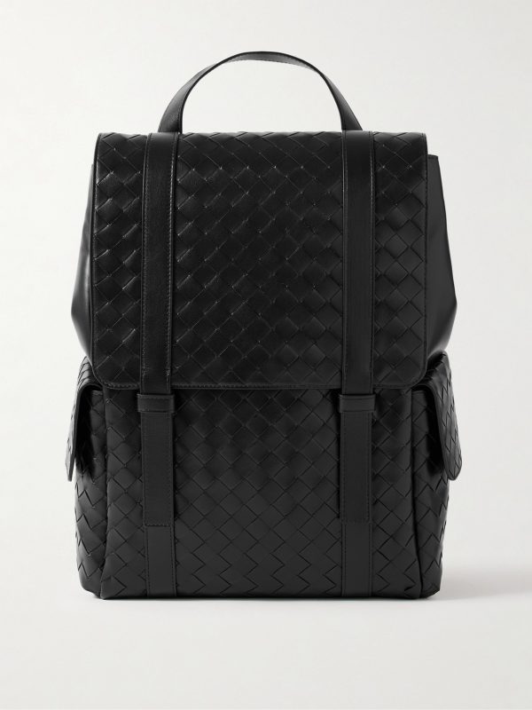 Intrecciato Leather Backpack