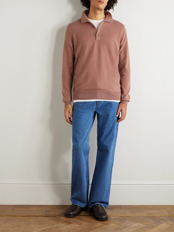 Cashmere Polo Shirt - OU Cashmere Polo Shirt - OU