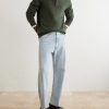 Straight-Leg Distressed Jeans - OU Straight-Leg Distressed Jeans - OU