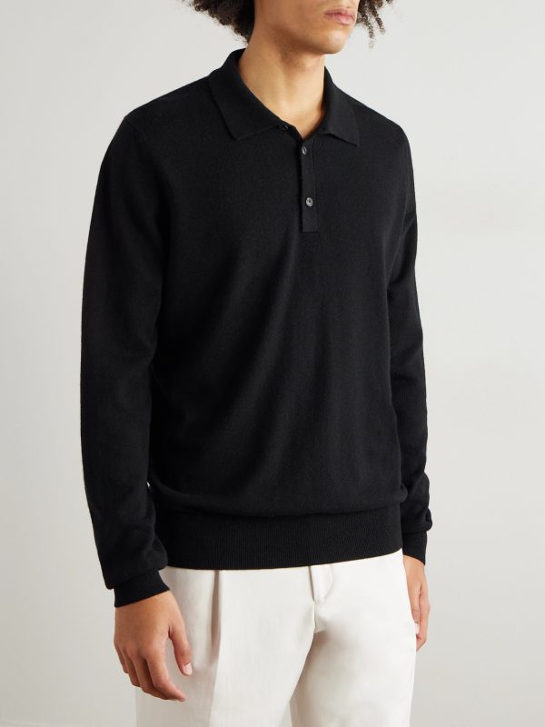 Cashmere Polo Shirt - FR Cashmere Polo Shirt - FR