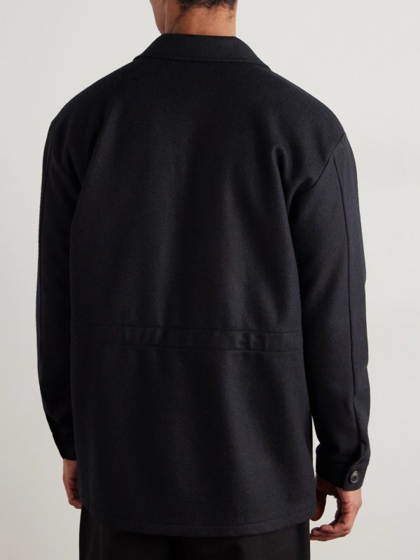 Wool-Flannel Jacket - BK Wool-Flannel Jacket - BK