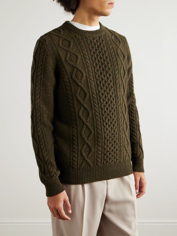 Pescatore Cable-Knit Wool Sweater - FR Pescatore Cable-Knit Wool Sweater - FR