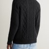 Pescatore Cable-Knit Wool Sweater - BK Pescatore Cable-Knit Wool Sweater - BK