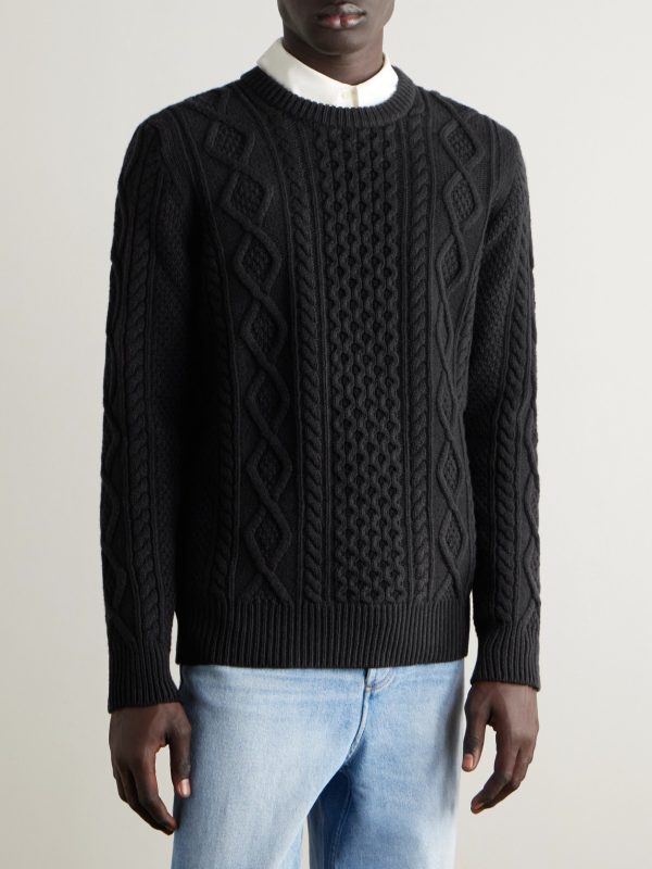 Pescatore Cable-Knit Wool Sweater - FR Pescatore Cable-Knit Wool Sweater - FR