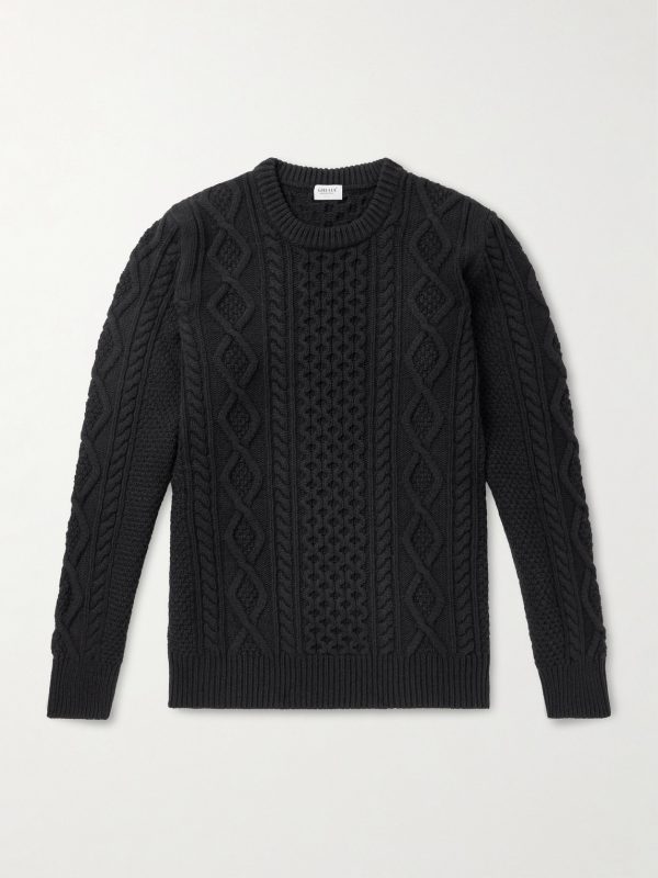 Pescatore Cable-Knit Wool Sweater Pescatore Cable-Knit Wool Sweater
